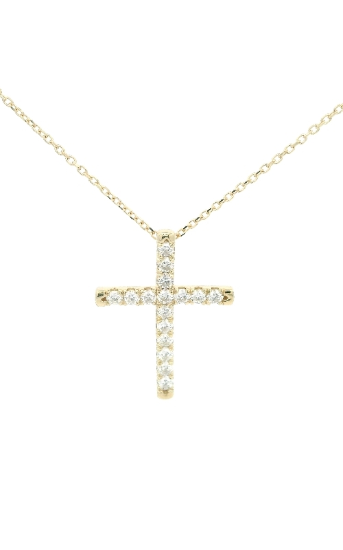 Large Diamond Cross Pendant