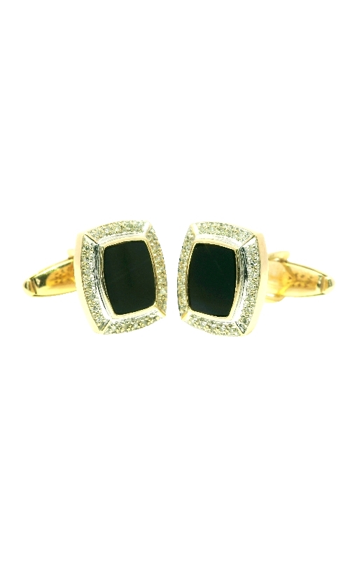 14kt Yellow Gold Men's Cuff Links