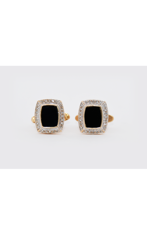 14kt Yellow Gold Men's Cuff Links