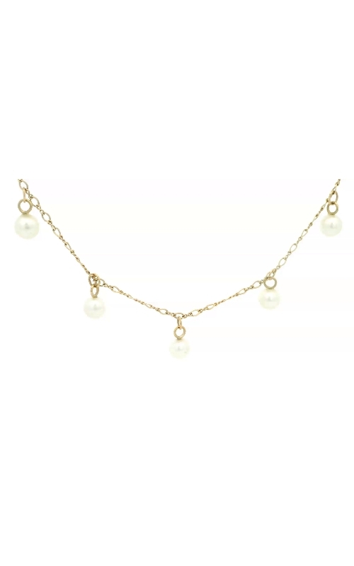 Stationed Pearl Necklace