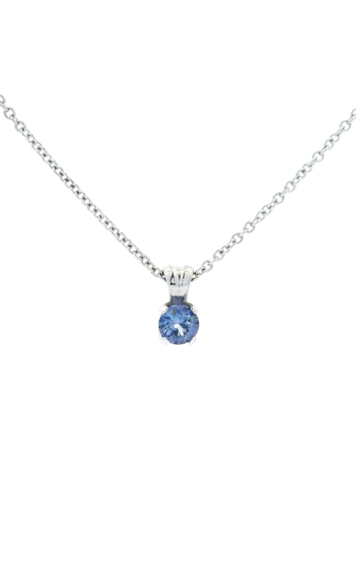 Solitaire Benitoite Necklace