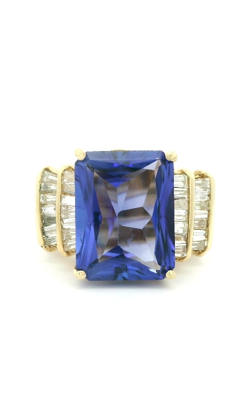 Baguette Accented Ring