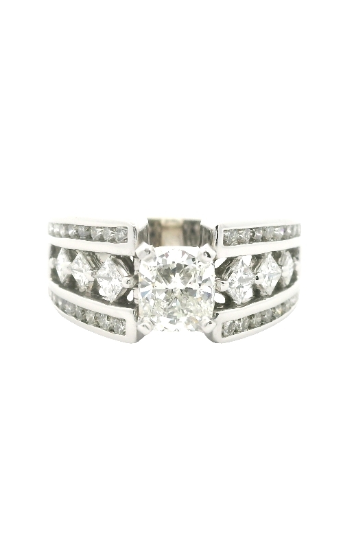 Open Cushion Cut Ring