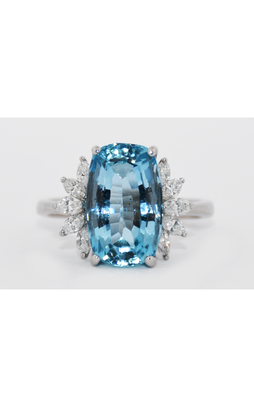 Cushion Marquise Halo Ring