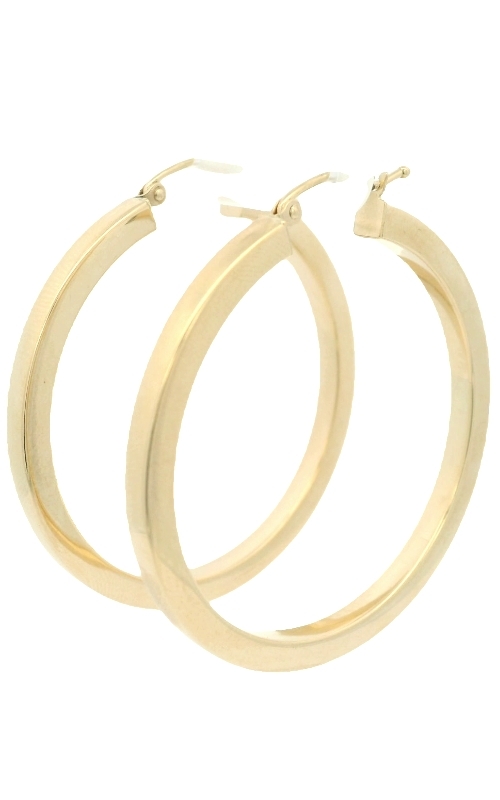 Square Edged Hoop Earrings