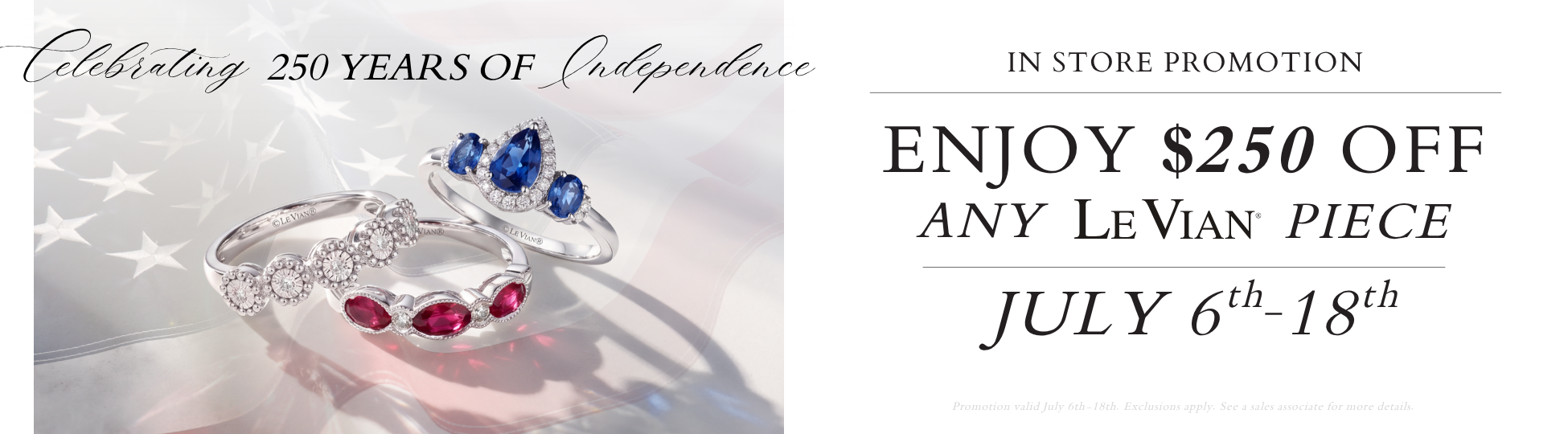 July LeVian Promotion