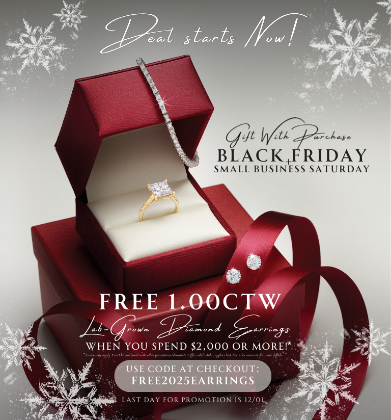 Free Lab-Grown Diamond Stud Earrings